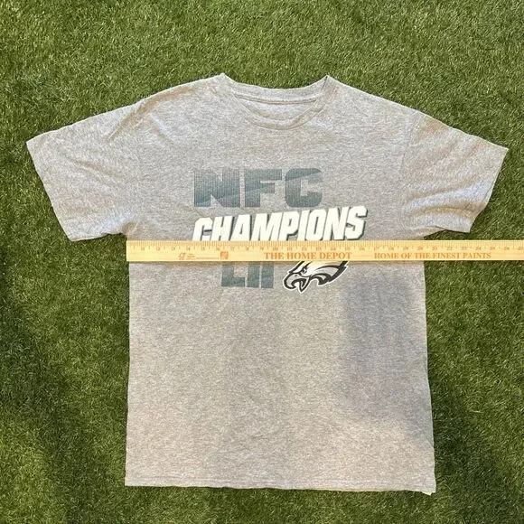 Philadelphia Eagles NFC Champions Super Bowl LII Fanatics Mens Sz Medium T Shirt - Picture 4 of 8